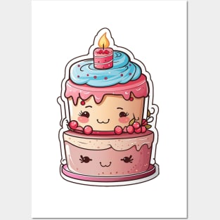 Cake Kawaii Posters and Art